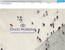 Tablet Screenshot of davidprobbins.com